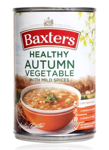 Baxters Healthy Autumn Vegetable Soup with Mild Spices