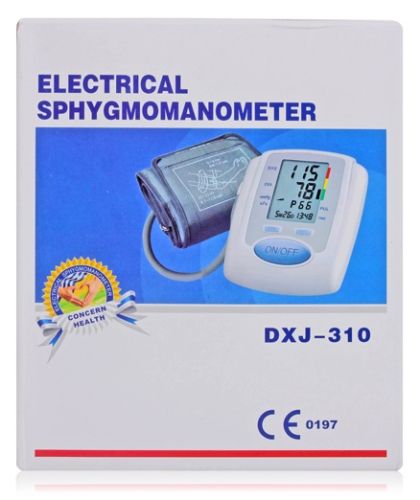 ELECTRICAL SPHYG MOMANOMETER Digital B.P Monitor DXJ - 310