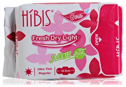Hibis Herbal Day Use Sanitary Napkins - Regular