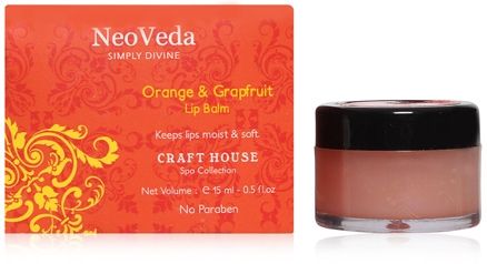 NeoVeda Orange & Grapefruit Lip Balm