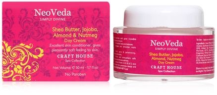 NeoVeda Shea Butter Jojoba Almond & Nutmeg Day Cream