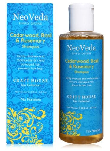 NeoVeda Cedarwood Basil & Rosemary Shampoo