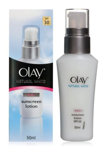 Olay Natural White Rich Sunscreen Lotion - SPF 30
