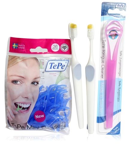 Tepe Oral Hygiene Kit - Blue