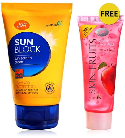 Joy Sun Block Sunscreen Cream - SPF 20