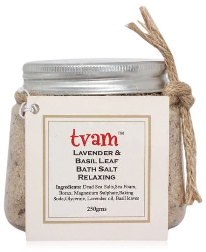 Tvam Lavender & Basil Leaf Bath Salt Relaxing