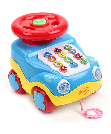 Mitashi SkyKidz Learning Car Musical Toy - Sky Blue