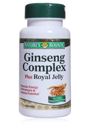 Nature''s Bounty Ginseng Complex Plus Royal Jelly