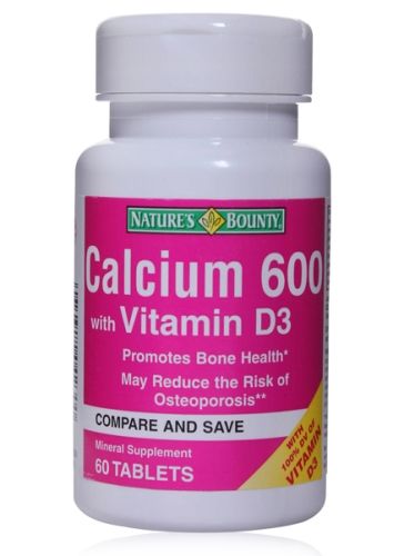 Nature''s Bounty Calcium 600 with Vitamin D3