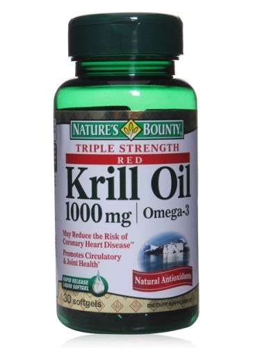 Nature''s Bounty Red Krill Oil 1000 mg - Omega - 3