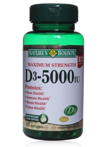 Nature''s Bounty Maximum Strength D3 - 5000 IU