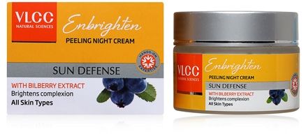 VLCC Enbrighten Peeling Night Cream - Sun Defense