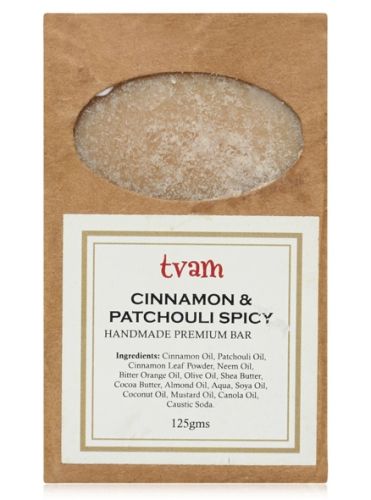 Tvam Cinnamon & Patchouli Spicy Handmade Premium Bar