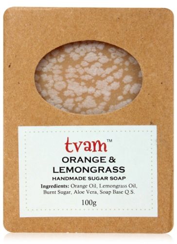 Tvam Orange & Lemongrass Handmade Suger Soap