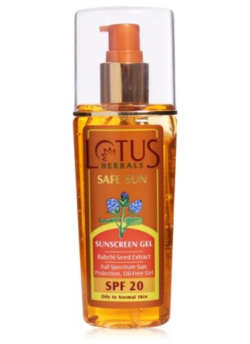 Lotus Herbals Safe Sun Sunscreen Gel - SPF 20