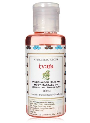 Tvam Sandal Wood Hair And Body Massage Oil