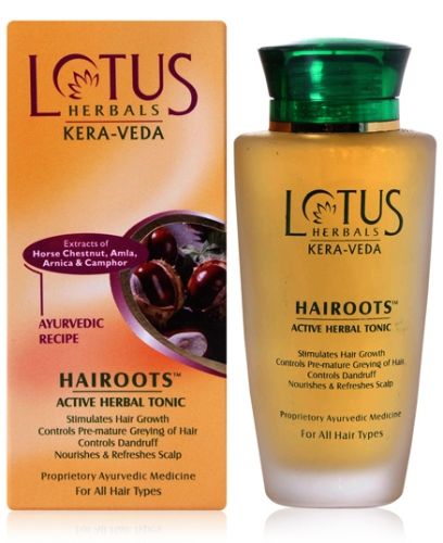 Lotus Herbals Kera-Veda Hairoots Active Herbal Tonic