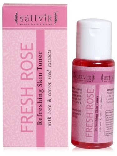 Sattvik Fresh Rose Refreshing Skin Toner