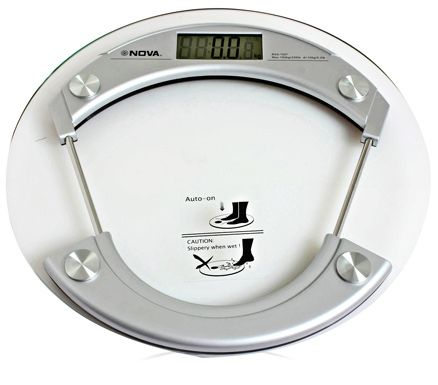 Acme - Glass Electronic Personal Scale Round