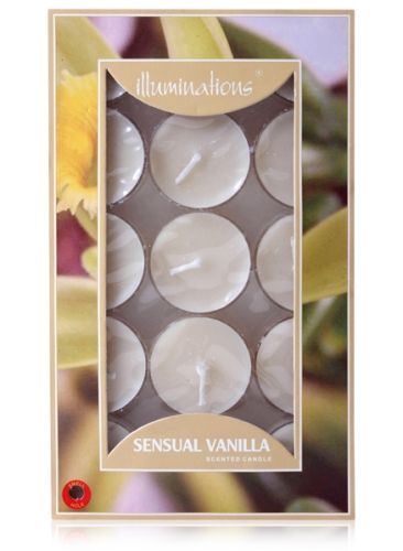 Illuminations Sensual Vanilla Scented T - Light Candles