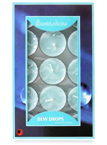 Illuminations Dew Drops Scented T - Light Candles