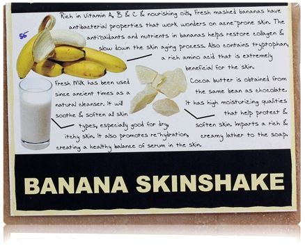 Soul Flower Banana SkinShake Soap