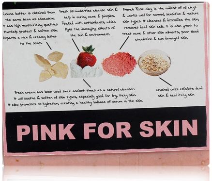 Soul Flower Pink For Skin Soap
