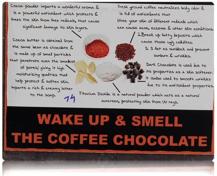 Soul Flower Wake Up & Smell The Coffee Chocolate Soap