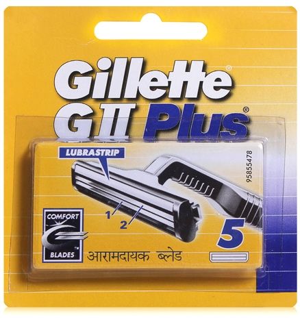 Gillette G II Plus With 5 Twin Blade Cartridges