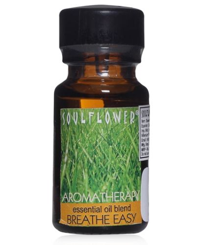 Soulflower Aromatherapy Pure Essential Oil - Breathe Easy