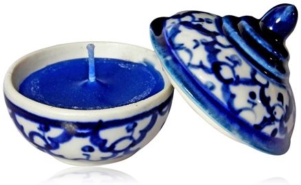 Soulflower Thai Floral Aroma Ceramic Candle