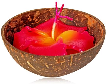 Soulflower Pink-Hibiscus Coconut Candle
