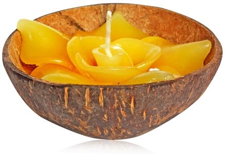 Soulflower Yellow Rose Coconut Candle