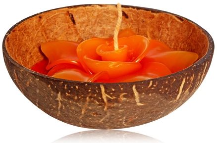 Soulflower Orange Rose Coconut Candle