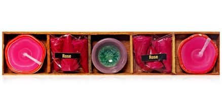 Soulflower Candle Set - Rose