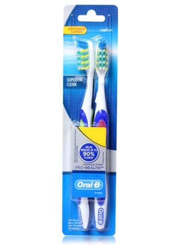 Oral-B Cross Action Pro Health Toothbrush with Tongue Cleaner