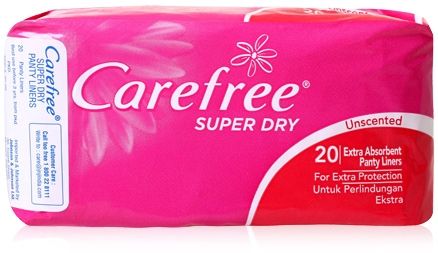 Carefree Super Dry Extra Absorbent Panty Liners