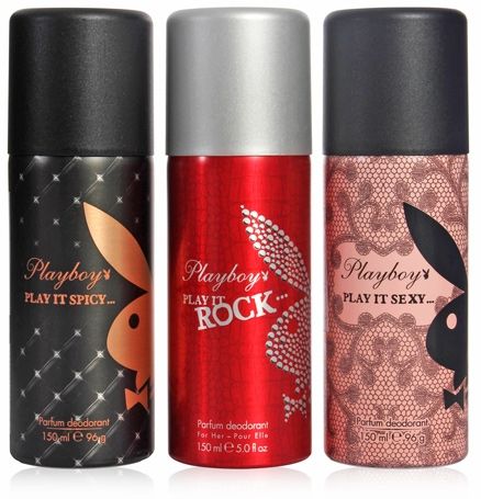 Playboy Pack Of 3 Deodorants - For Women