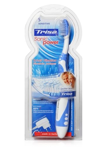 Trisa Electronic Sonic Power Battery Operated Toothbrush