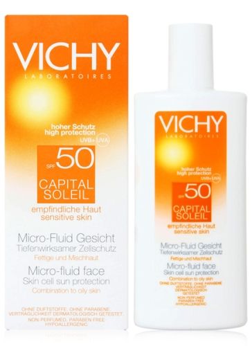 Vichy Micro Fluid Face Skin Cell Protection - SPF 50