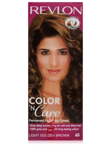 Revlon Color N Care Permanent Hair Color Cream - 6 G Light Golden Brown