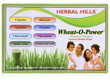 Herbal Hills - Wheat - O - Power Natural Health Drink
