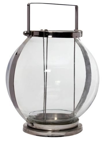 Goyal India - Round Ball Glass Steel Lantern Small