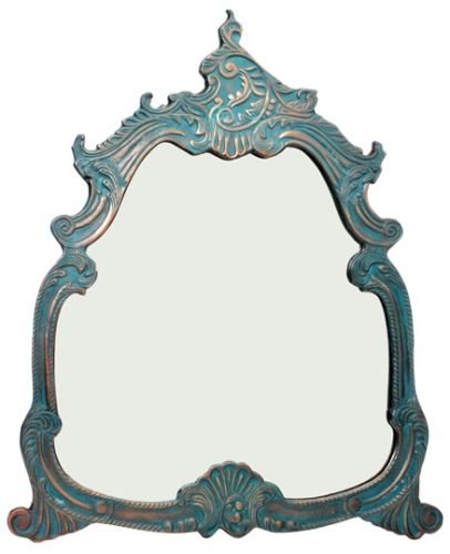 Goyal India - Mirror Frame Casted Aluminum With Hand Engraved And Pateena Finish