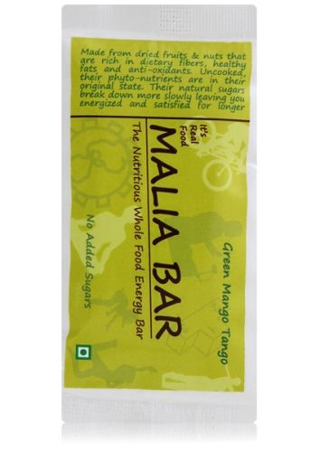 Malia Bar Nutritious Whole Food Energy Bar - Green Mango Tango