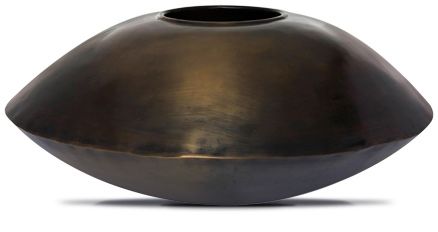 Goyal India - Flower Vase Mild Steel With Tripod Shape Brass Antique Finish