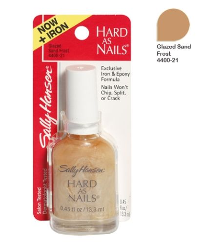 Sally Hansen Hard As Nail Color - Glazed Sand Frost-4400-21