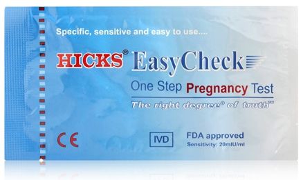 Hicks - Easycheck One Step Pregnancy Test
