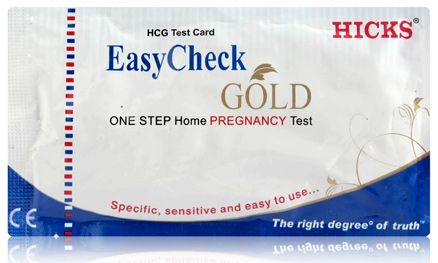 Hicks - Easycheck Gold Pregnancy HCG Test Card