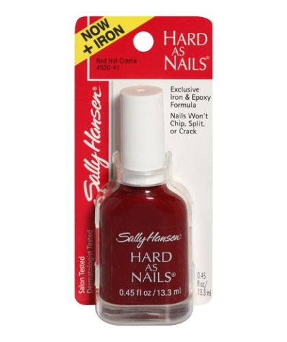 Sally Hansen Hard As Nail Color - Red Hot Creme-4500-41